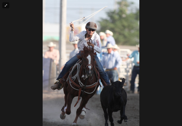 Rodeo teen keeps her eye on the prize